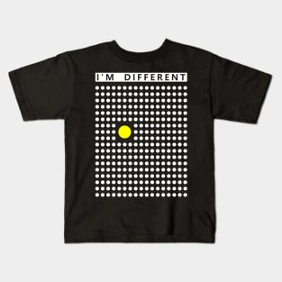 I m different dots Kids T-Shirt